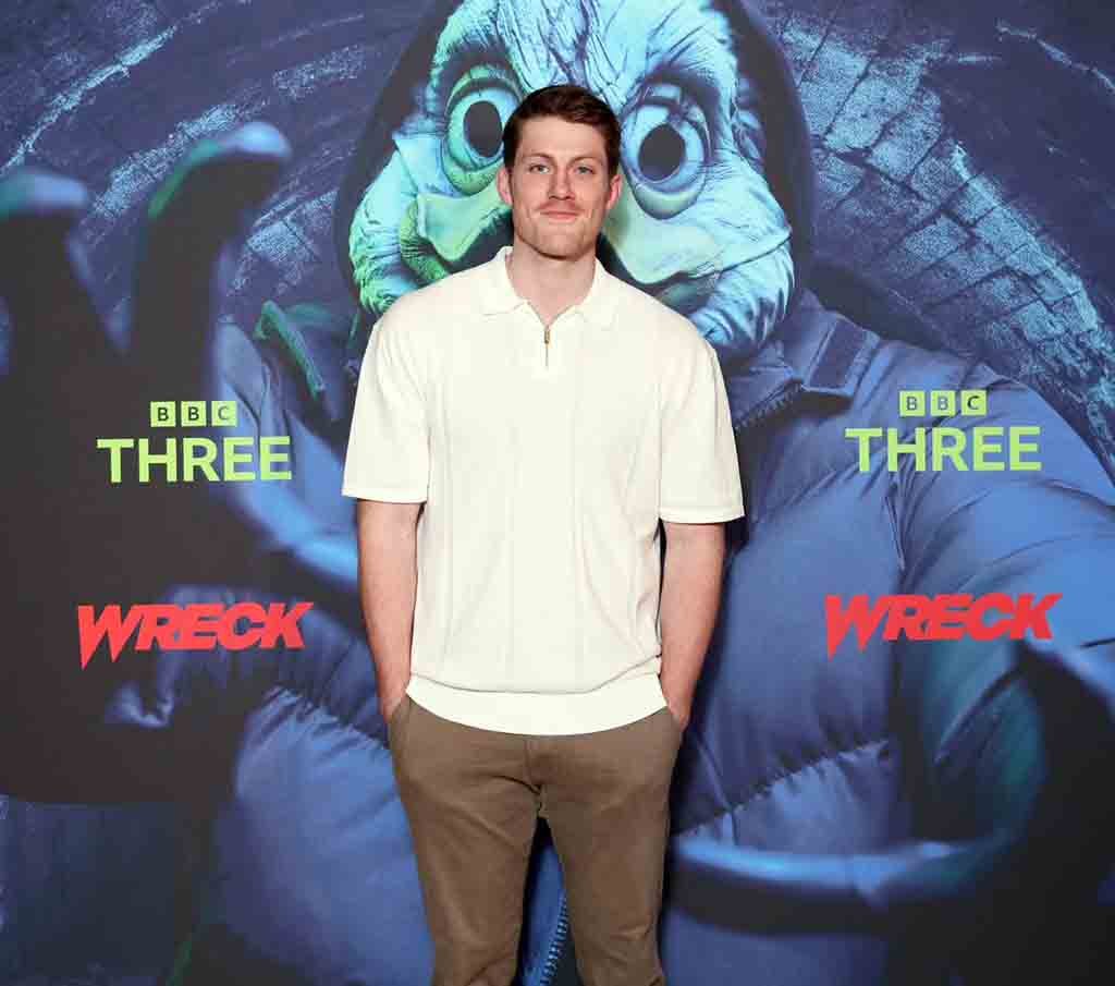 Actor Peter Claffey at the BBC Wreck premiere event in Dublin.